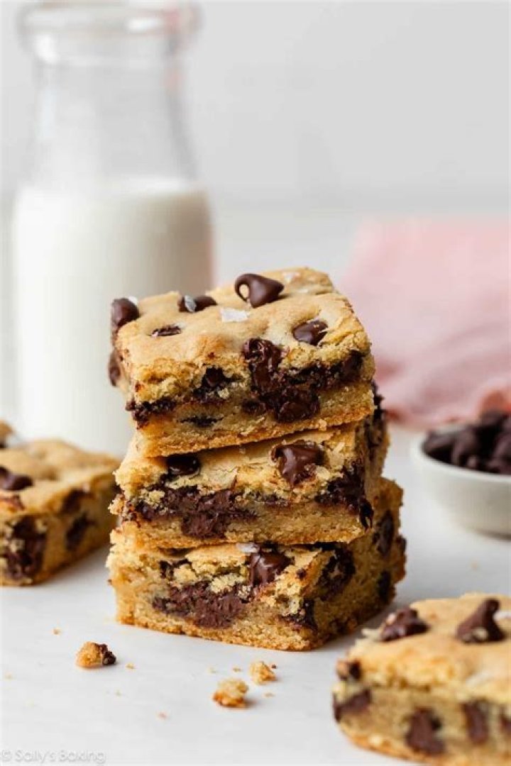 Chocolate Chip Cookie Bars - Celebrating Sweets