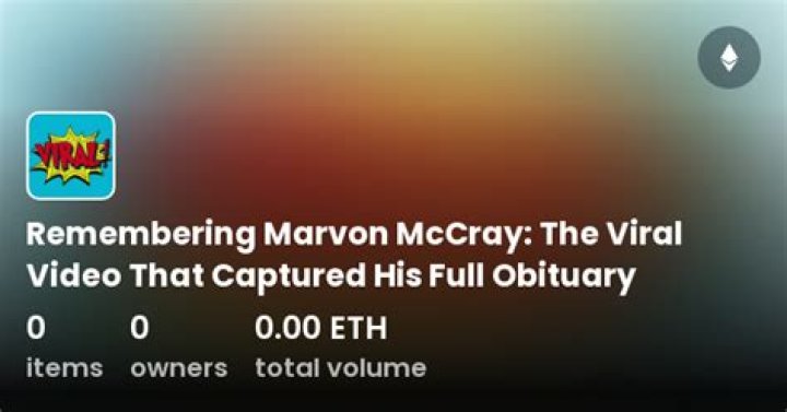 Marvon Mccray Death: Obituary, Cause Of Death, Funeral