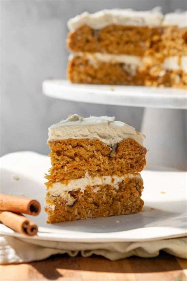 Pumpkin Carrot Cake with Cream Cheese Frosting